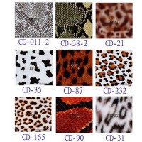 Water transfer printing fim for Animal patterns, cubic printing, dipping