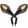 SJ-276E(48 LED) [ATV/ Motorcycle Side Mirror W/ LED Turn Signal]