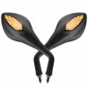 SJ-276E(48 LED) [ATV/ Motorcycle Side Mirror W/ LED Turn Signal]