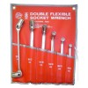 6 Pcs Double Flexible Socket Wrench 15-DFSWS06M-3N