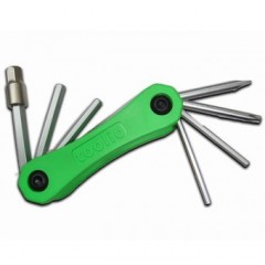 Hex wrench set w/8mm socket