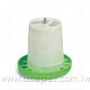 Poultry feeder - plastic hopper & base