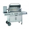 SH-0147 ALL S/STEEL 4-B HOODED GAS BBQ