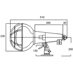 Flood Light Fixture / 2