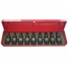 1/2"DR.10 PC UNVERSAL JOINT HEX SET
