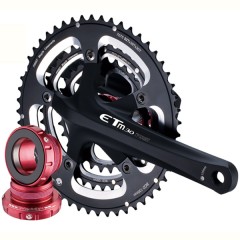 External BB Axle Integrated Triple-Chainring Crankset for BB30 / 2