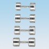 Chrome-plated Dumbbell (w/spindle-type grip) (SDCG Series)