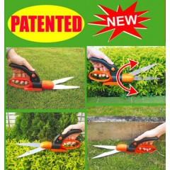 360° Swivel Stainless Steel Grass Shears - Wavy Blade (3159S) / 2