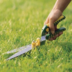 180° Swivel Stainless Steel Grass Shears - Straight Blade 3112A / 2