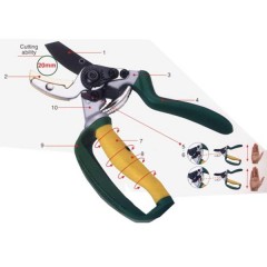 215mm Heavy Duty Anvil Pruning Shears (3102B) / 2