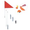 60" two-piece fiberglass flagpole (KS-803-1)