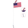 30" one-piece steel rod flagpole(KS-804)