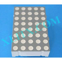 RED 5x8 5.0mm-Diameter LED Dot Matrix Display - XL-SC105058