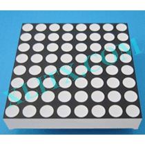 RED 8x8 LED 4.8mm-Diameter Dot Matrix Display - XL-SC304888