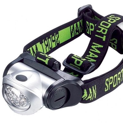 Super bright 8 LEDs forehead light with High / Medium / Low Beams. KS-620