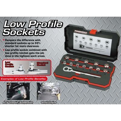 LOW PROFILE SOCKET SET