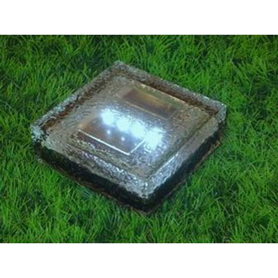 Transparent Square Solar Tile Light - 4 LED