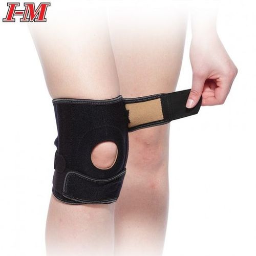 New Ok Elastic Cotton Brace - Knee Support Open Patella w/4 spiral stays ES-7A60 / 2