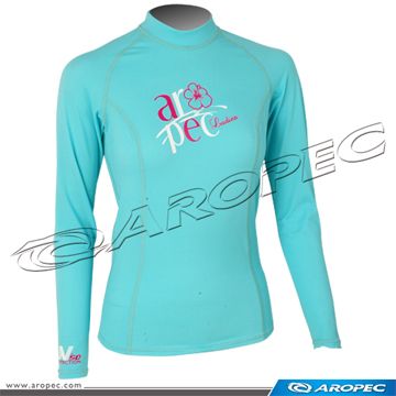 Lycra Long Sleeve Rash Guard, Lady