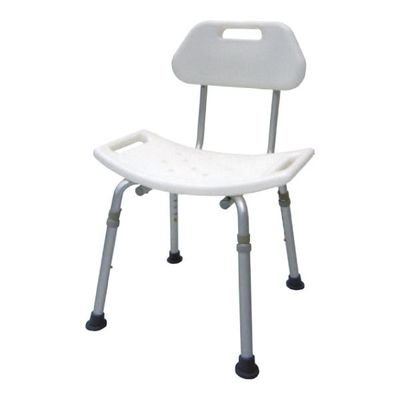 HS8121 Alum. Bath Bench, Detachable Back, K/D Assembly