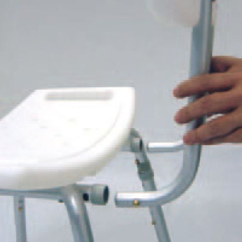 HS8121 Alum. Bath Bench, Detachable Back, K/D Assembly / 2