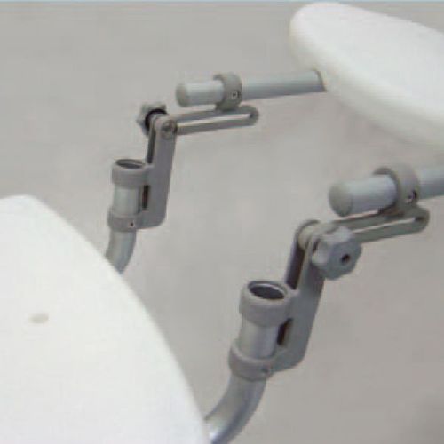 HS7211 U-shape Bath Bench, Detachable Back, Individual Folding Legs / 2