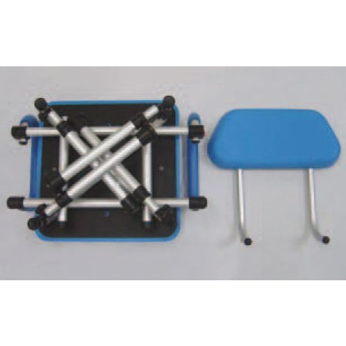 HS8522 Shower Chair, Rotaing PU Seat, Flip Arms, K/D Assembly / 2
