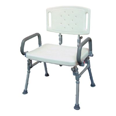 HS9A12S Foldable Shower Bench With Backrest Flip-up Arms