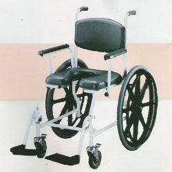 Mobile Steel Commode Chair GMP-BW1