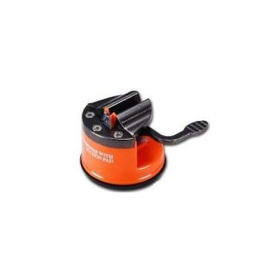 Knife sharpener with suction pad