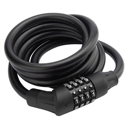 4 dials resettable 2 Wheel Security  vinyl coated Cable Lock / 2