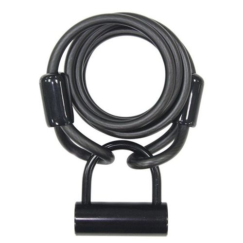 PD760 Anti drilling compact 2 Wheel Security Double deadbolt U Lock / 3