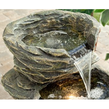 We want to Import the fountain in rocks shape which made of fiberglass.