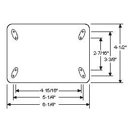 #60 SERIES_HEAVY DUTY drop FORGED CASTERS / 2