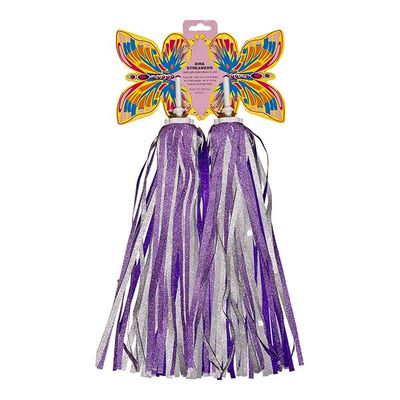 (CK-1387) Streamers / Color : Silver , Purple