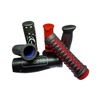 Custom OEM two colors’ grips & plastic components for auto-bike.