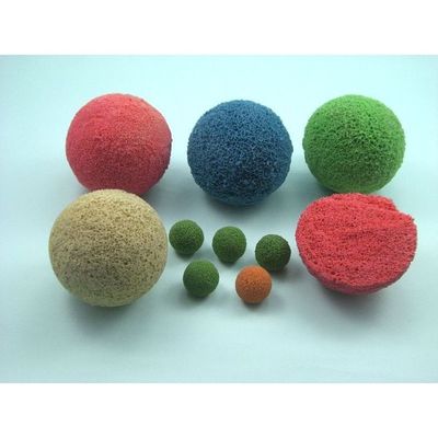 RUBBER SPONGE CLEANING BALL