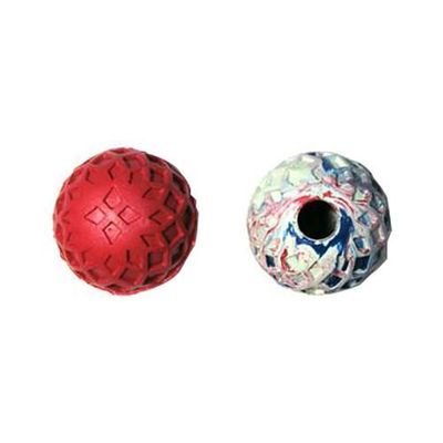 Solid Ball Toy With Bell, Natural rubber toy, Fetching ball