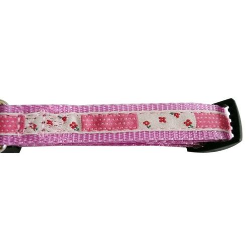 Village Style Collar, Pink design, Adjustable collar / 2