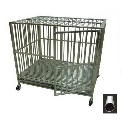 Stainless Steel Dog Cage, Circular tube