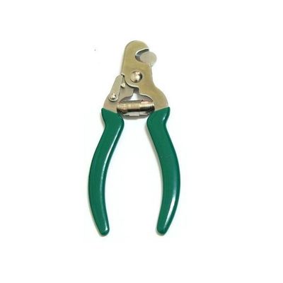 Medium Nail Clipper, Green vinyl coating handle, Trimming tool