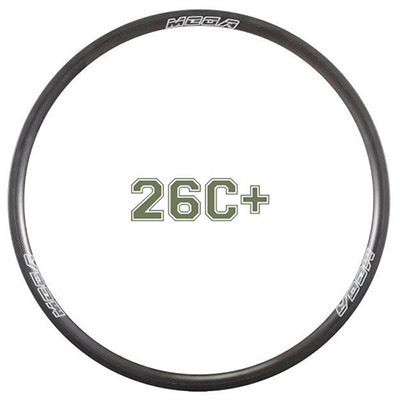 MTB Tubeless Clincher Rim MR26C+