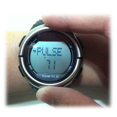 Pedometer of heart rate watch / 2