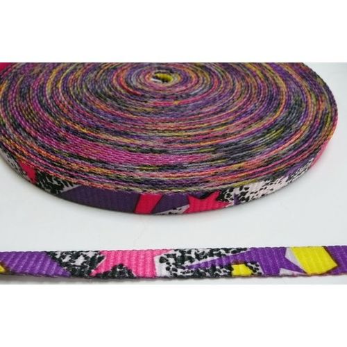 Heat Transfer Printed Webbing, Multicolor, Antique pattern, High quality / 2