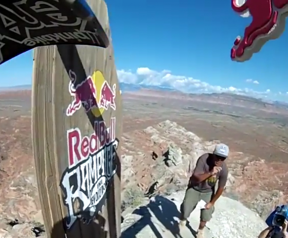 Cam Zink's Massive 360 Step-Down POV - Red Bull Rampage 2014