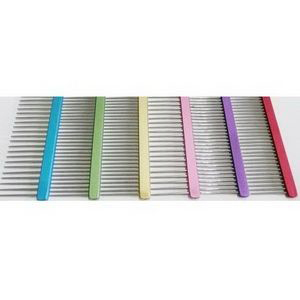 Stainless Steel Coarse Comb, Aluminum handle, Grooming tool, High quality / 2