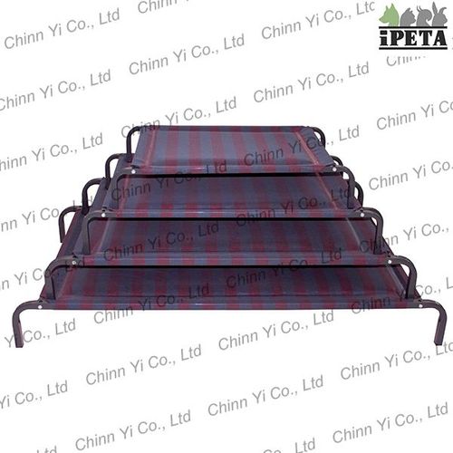 (P11117~P11120) Classic Pillow Dog Bed - Burgundy & Grey / 2