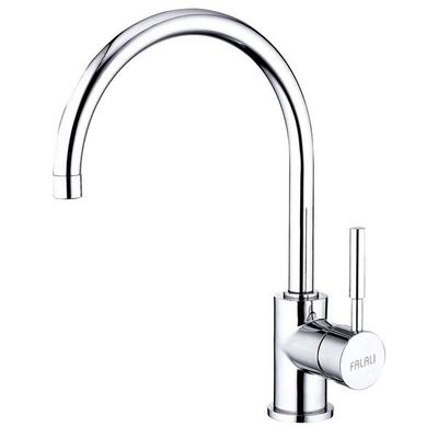 (Big C type) Lead-Free Gooseneck Single-Hole Kitchen Faucet AB-KD-008