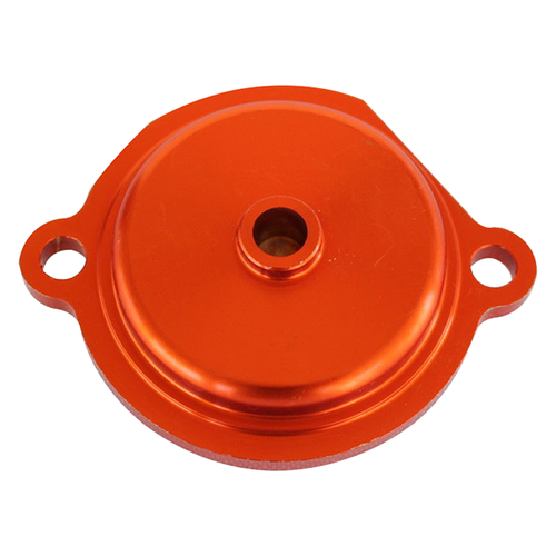 AIRTIME NEW OIL FILTER COVER KTM 250 450 525 SX SX-F EXC EXC-F SMR-ORANGE(01) / 2
