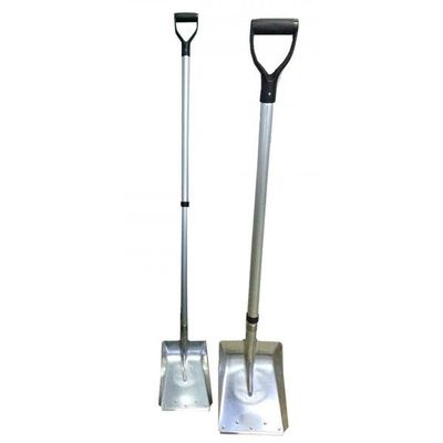 aluminum shovel with stainless blade